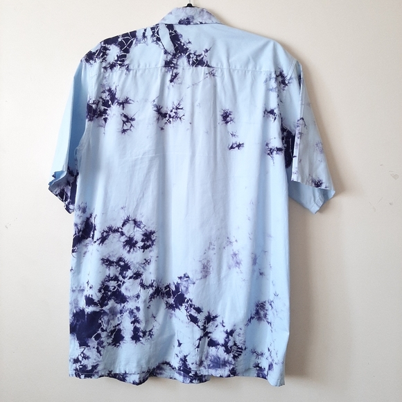 Stussy Acid Washed Button Down Shirt. Size: XL - Picture 2 of 6